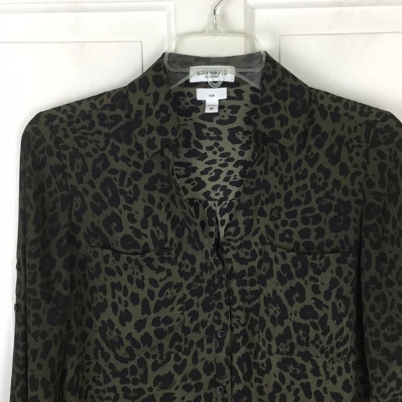 Express The Portofino Shirt Leopard Print - Picture 3 of 10
